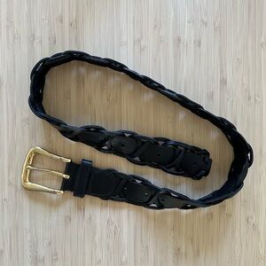 Genuine Leather Black Belt